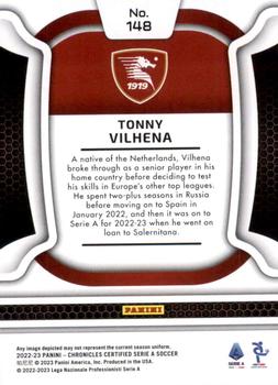 2022-23 Panini Chronicles - Certified Serie A #148 Tonny Vilhena Back