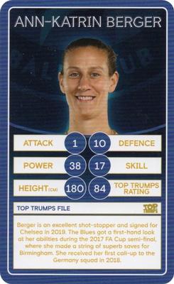 2019 Top Trumps Chelsea #NNO Ann-Katrin Berger Front