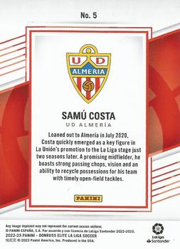 2022-23 Donruss Elite LaLiga Santander #5 Samu Costa Back