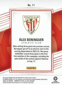 2022-23 Donruss Elite LaLiga Santander #11 Alex Berenguer Back