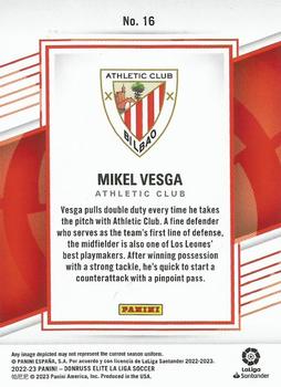 2022-23 Donruss Elite LaLiga Santander #16 Mikel Vesga Back