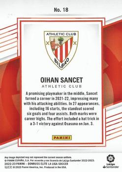 2022-23 Donruss Elite LaLiga Santander #18 Oihan Sancet Back