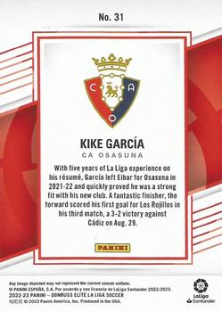 2022-23 Donruss Elite LaLiga Santander #31 Kike Garcia Back