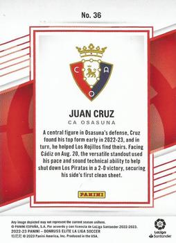 2022-23 Donruss Elite LaLiga Santander #36 Juan Cruz Back