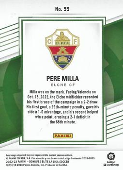 2022-23 Donruss Elite LaLiga Santander #55 Pere Milla Back