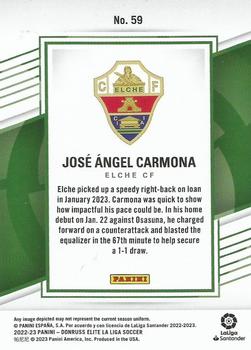 2022-23 Donruss Elite LaLiga Santander #59 Jose Angel Carmona Back