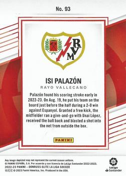 2022-23 Donruss Elite LaLiga Santander #93 Isi Palazon Back