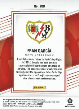 2022-23 Donruss Elite LaLiga Santander #100 Fran Garcia Back