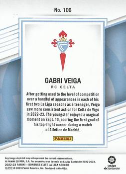 2022-23 Donruss Elite LaLiga Santander #106 Gabri Veiga Back