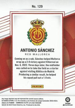 2022-23 Donruss Elite LaLiga Santander #129 Antonio Sanchez Back