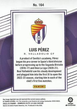 2022-23 Donruss Elite LaLiga Santander #164 Luis Perez Back