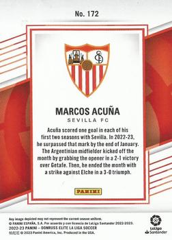 2022-23 Donruss Elite LaLiga Santander #172 Marcos Acuna Back