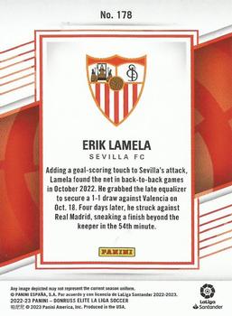2022-23 Donruss Elite LaLiga Santander #178 Erik Lamela Back