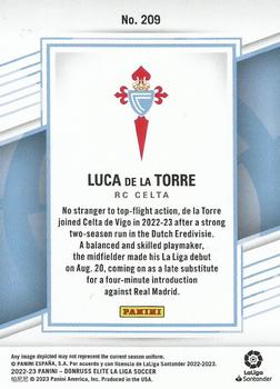 2022-23 Donruss Elite LaLiga Santander #209 Luca de la Torre Back