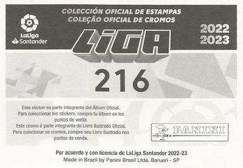 2022-23 Panini LaLiga Santander Stickers (Brasil) #216 Reinier Jesus Back
