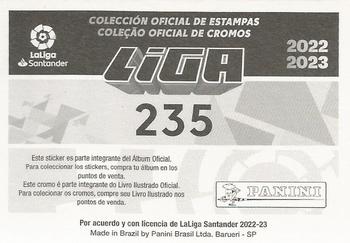 2022-23 Panini LaLiga Santander Stickers (Brasil) #235 Marco Asensio Back