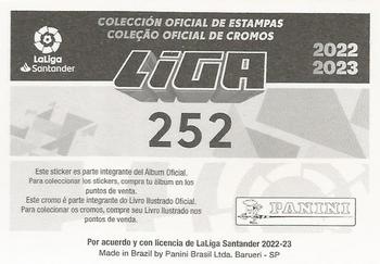 2022-23 Panini LaLiga Santander Stickers (Brasil) #252 Iddrisu Baba Back