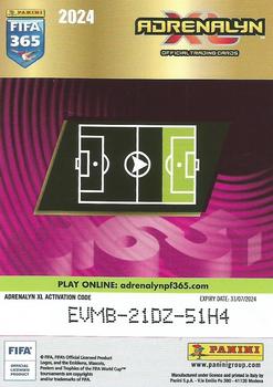 2024 Panini Adrenalyn XL FIFA 365 #LIV14 Luis Díaz / Mohamed Salah Back