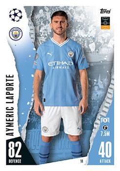 2023-24 Topps Match Attax UEFA Club Competitions #14 Aymeric Laporte Front