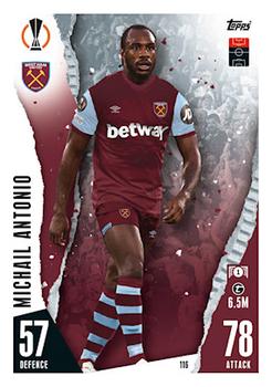 2023-24 Topps Match Attax UEFA Club Competitions #116 Michail Antonio Front