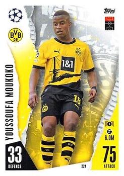 2023-24 Topps Match Attax UEFA Club Competitions #224 Youssoufa Moukoko Front