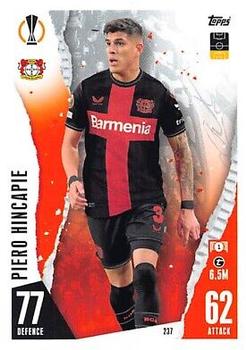 2023-24 Topps Match Attax UEFA Club Competitions #237 Piero Hincapie Front