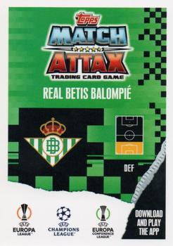 2023-24 Topps Match Attax UEFA Club Competitions #309 Germán Pezzella Back