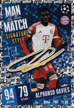 2023-24 Topps Match Attax UEFA Club Competitions #416 Alphonso Davies Front
