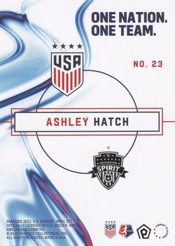 2023 Parkside USWNT One Nation One Team #23 Ashley Hatch Back