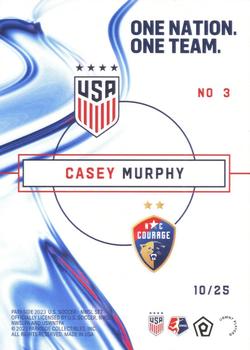 2023 Parkside USWNT One Nation One Team - Red Foil #3 Casey Murphy Back