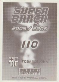 2005-06 Panini Super Barça #110 Deco Back