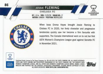 2022-23 Topps Chrome UEFA Women's Champions League #86 Jessie Fleming Back