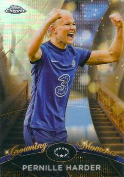 2022-23 Topps Chrome UEFA Women's Champions League - Crowning Moments #CM-10 Pernille Harder Front
