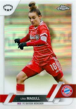 2022-23 Topps Chrome UEFA Women's Champions League - Refractor #90 Lina Magull Front