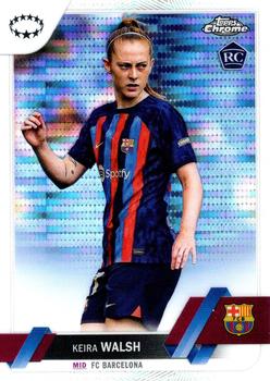 2022-23 Topps Chrome UEFA Women's Champions League - Pulsar Refractor #74 Keira Walsh Front