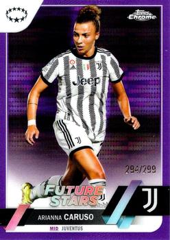 2022-23 Topps Chrome UEFA Women's Champions League - Purple Pulsar Refractor #41 Arianna Caruso Front