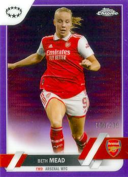 2022-23 Topps Chrome UEFA Women's Champions League - Purple Pulsar Refractor #81 Beth Mead Front