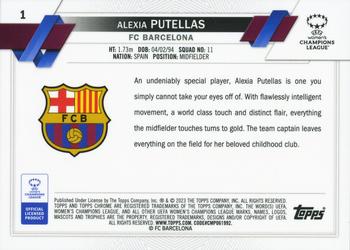 2022-23 Topps Chrome UEFA Women's Champions League - Pink Prism Refractor #1 Alexia Putellas Back