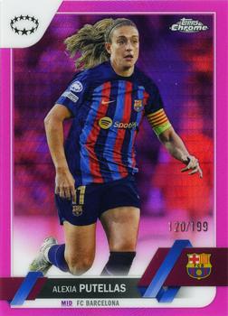 2022-23 Topps Chrome UEFA Women's Champions League - Pink Prism Refractor #1 Alexia Putellas Front