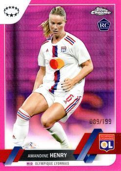 2022-23 Topps Chrome UEFA Women's Champions League - Pink Prism Refractor #38 Amandine Henry Front