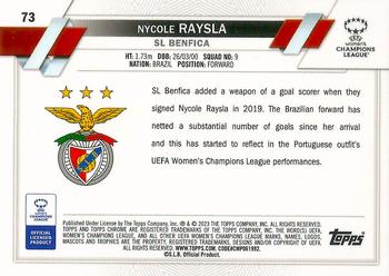 2022-23 Topps Chrome UEFA Women's Champions League - Pink Prism Refractor #73 Nycole Raysla Back