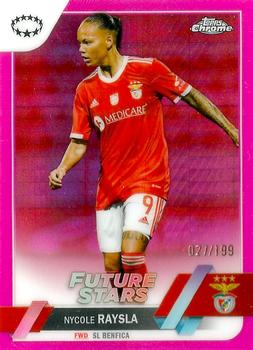2022-23 Topps Chrome UEFA Women's Champions League - Pink Prism Refractor #73 Nycole Raysla Front