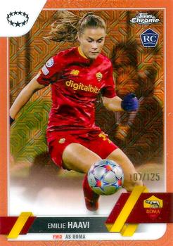 2022-23 Topps Chrome UEFA Women's Champions League - Rose Gold Mojo Refractor #99 Emilie Haavi Front