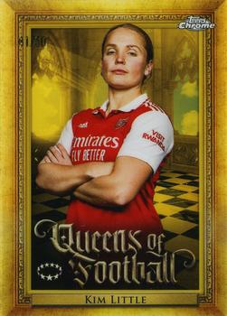 2022-23 Topps Chrome UEFA Women's Champions League - Queens of Football Gold Refractor #Q-19 Kim Little Front