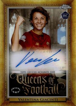 2022-23 Topps Chrome UEFA Women's Champions League - Queens of Football Autographs #Q-4 Valentina Giacinti Front
