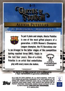 2022-23 Topps Chrome UEFA Women's Champions League - Queens of Football Autographs #Q-11 Alexia Putellas Back
