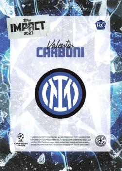 2023 Topps Impact UEFA Club Competitions #NNO Valentín Carboni Back