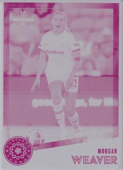 2023 Parkside NWSL Collection - Printing Plates Magenta #134 Morgan Weaver Front
