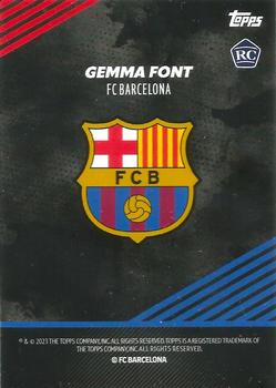 2022-23 Topps FC Barcelona Champions 2023 #NNO Gemma Font Back