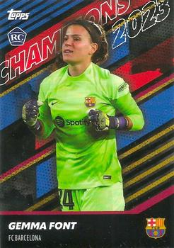 2022-23 Topps FC Barcelona Champions 2023 #NNO Gemma Font Front